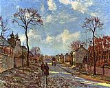 Rue de Louveciennes 1872 by Camille Pissarro